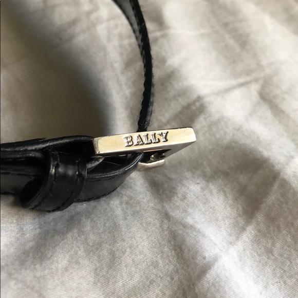 Bally black patent leather suede shoulder bag! - Picture 7 of 8